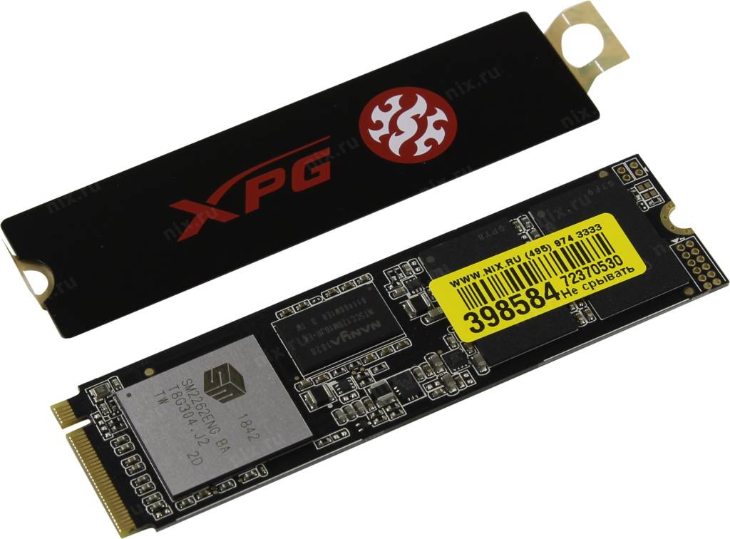   SSD 512Gb M.2 2280 M ADATA XPG SX8200 Pro [ASX8200PNP-512GT-C] 3D TLC