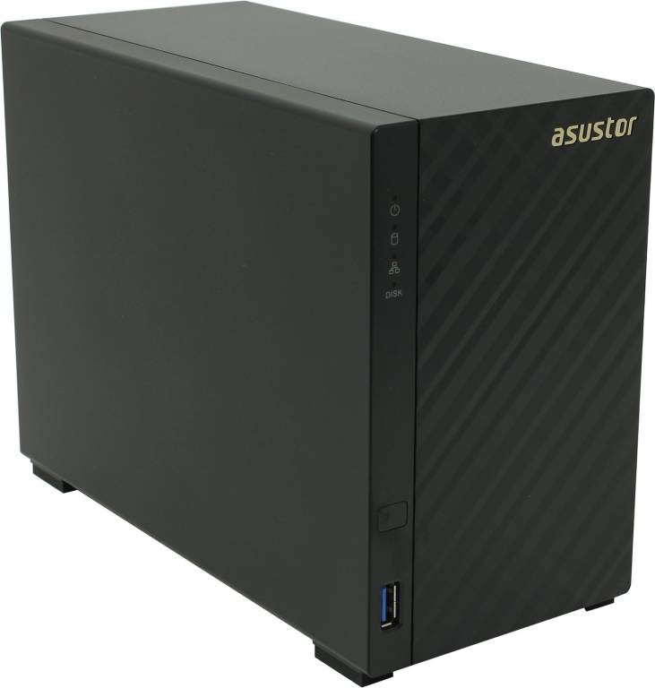     Asustor AS1002T v2 (2x3.5 SATA, RAID 0/1/JBOD, GbLAN, 2xUSB3.0)