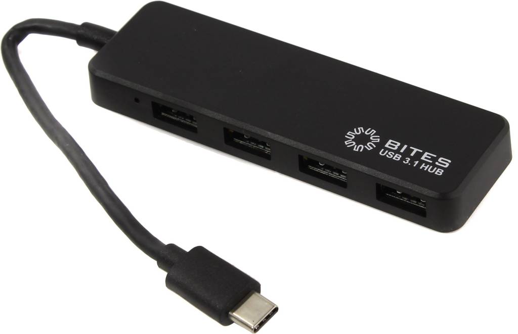   USB3.0 HUB 4-port 5bites [HB34C-311BK] . USB-C