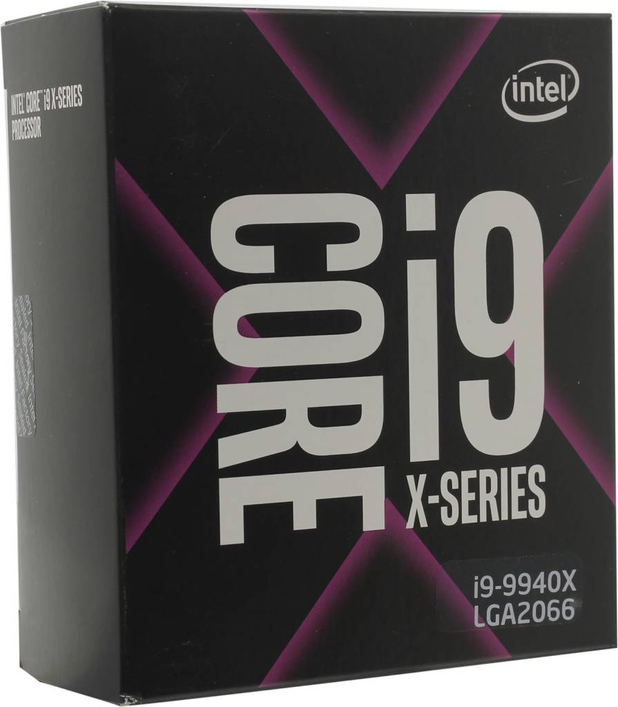   Intel Core i9-9940X BOX ( ) 3.3 GHz/14core/14+19.25Mb/165W/8 GT/s LGA2066