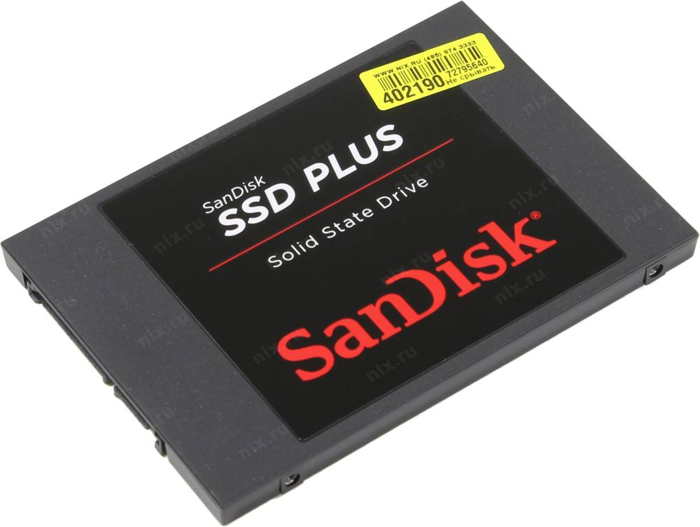   SSD 1 Tb SATA-III SanDisk PLUS [SDSSDA-1T00-G26] 2.5