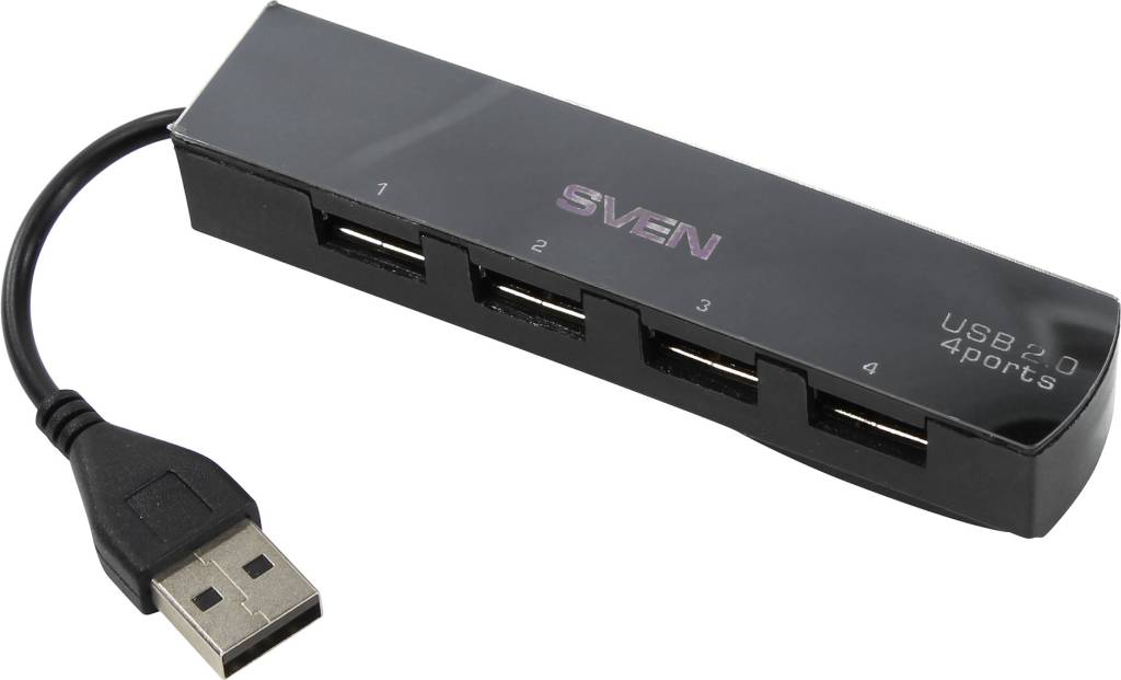   USB2.0 HUB 4-port SVEN [HB-891 Black]