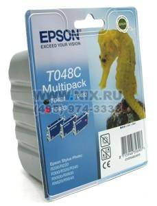   Epson T048C40 Multi Pack [Black+Cyan+Magenta]  EPS ST Photo R200/R300/RX500/RX600