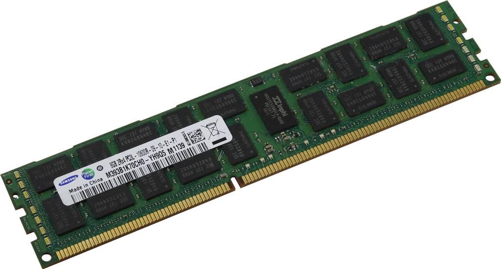    DDR3L RDIMM  8Gb PC3L-10600 SAMSUNG Original ECC Registered+PLL, Low Voltage