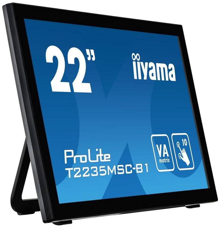   21.5 IIYAMA ProLite T2235MSC-B1 [Black] (Dual-TouchLCD, Wide,1920x1080, D-Sub, DVI, D