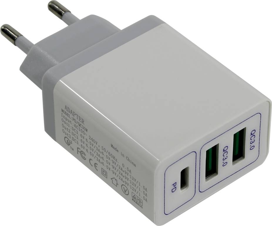  -  USB (. AC100-240V, . DC5V/9V/12V, 2xUSB, USB-C, 3.5A) KS-is KS-365