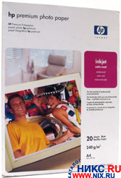   A4 HP Q5433A A4 Premium Photo Paper, Satin-Matt (20 , , 240/2)