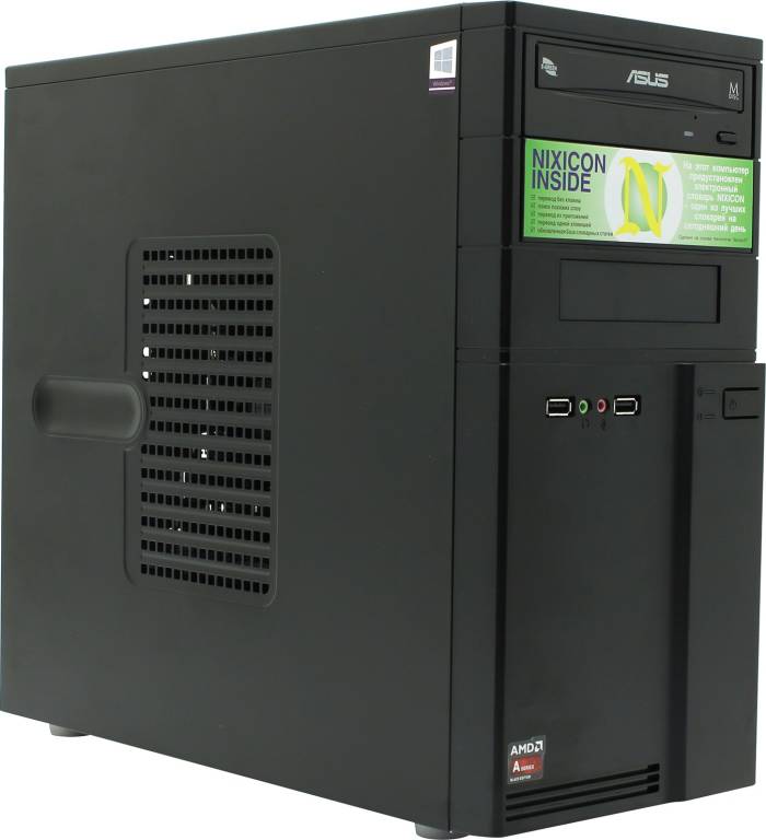   NIX E5000a (E5358LGa): A6 7400K/ 4 / 500 / 2  GeForce GT1030/ DVDRW/ Win10 Home