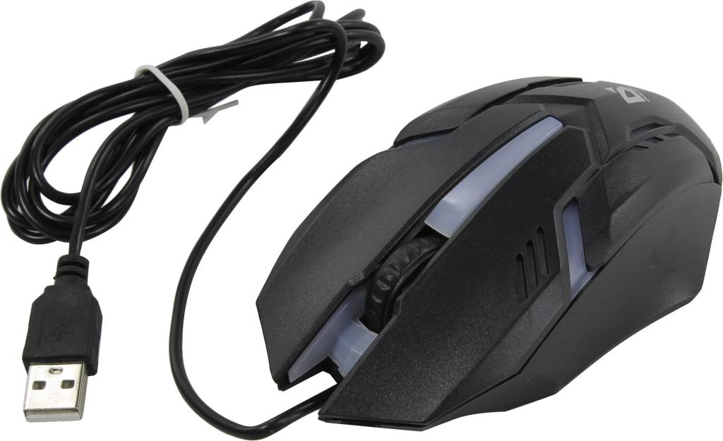   USB Defender Hit Optical Mouse [MB-550 Black] USB  3.( ) [52550]