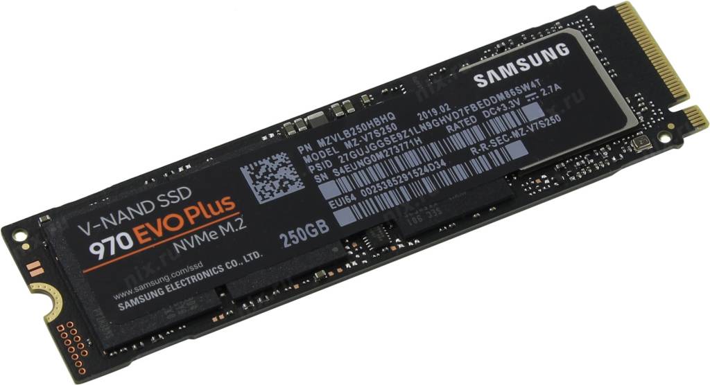   SSD 250 Gb M.2 2280 M Samsung 970 EVO Plus [MZ-V7S250BW] (RTL)