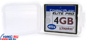    Kingston CompactFlash Card 4Gb 45x