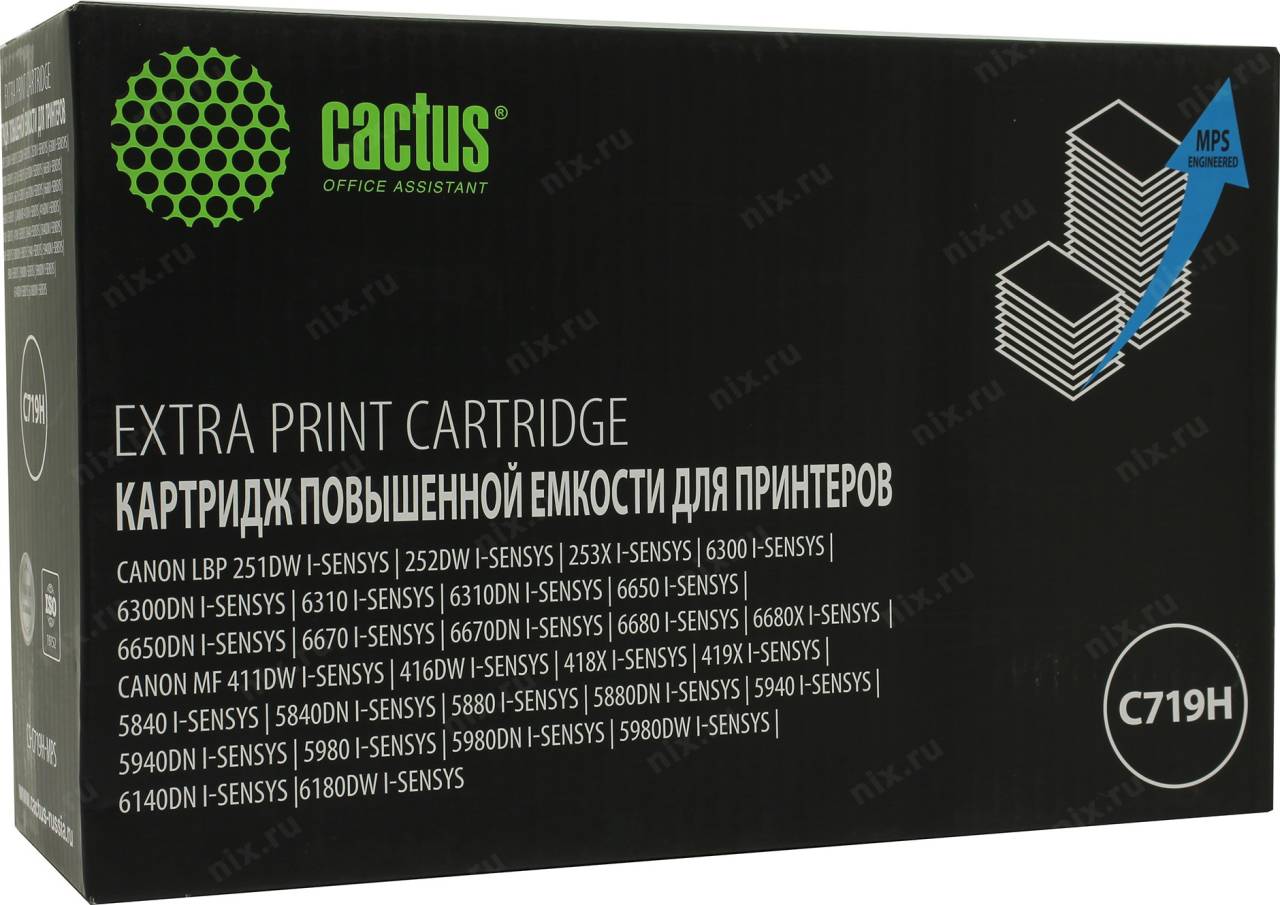 - Cactus CS-C719H-MPS  Canon LBP251/252/253/6300/6310/6650/6670/6680,MF411/416/418/4