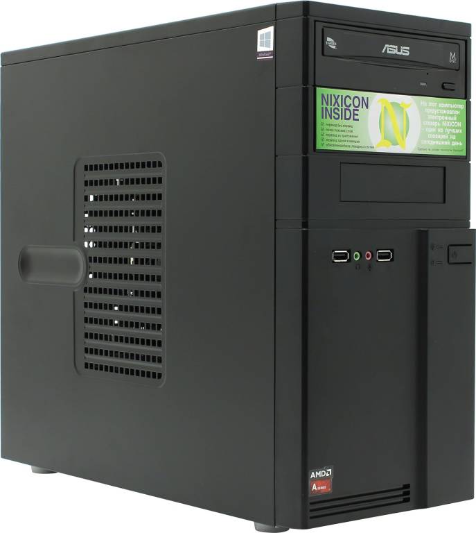   NIX E5000a (E5389LGa): A6 7480/ 4 / 500 / 2  GeForce GT1030/ DVDRW/ Win10 Home
