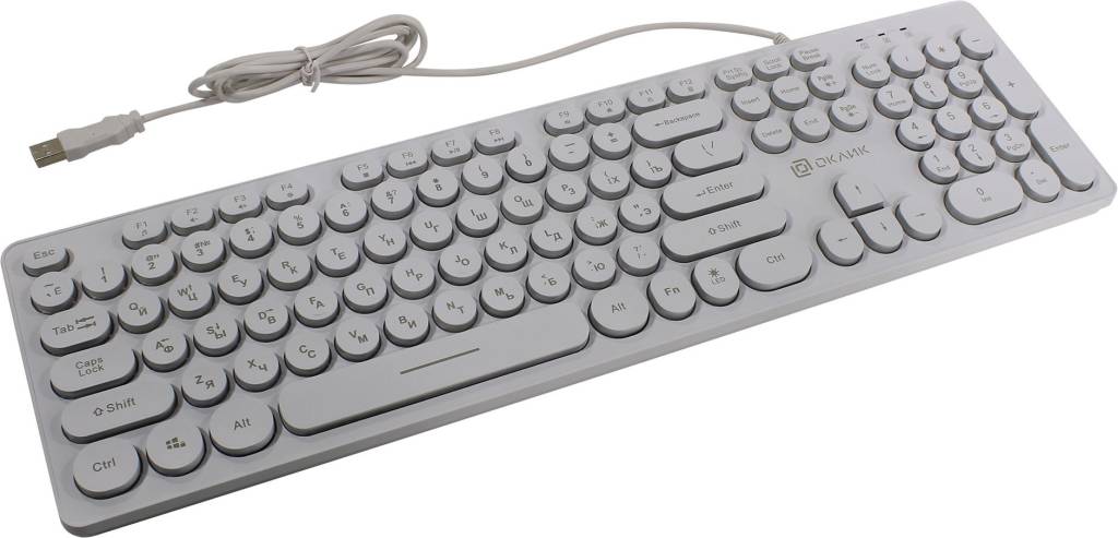   USB OKLICK Keyboard 420MRL White 104 [1091227]