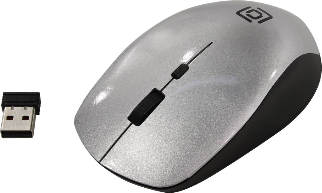   USB OKLICK Wireless Optical Mouse [565MW] [Black&Silver] (RTL) 4.( ) [1103661]