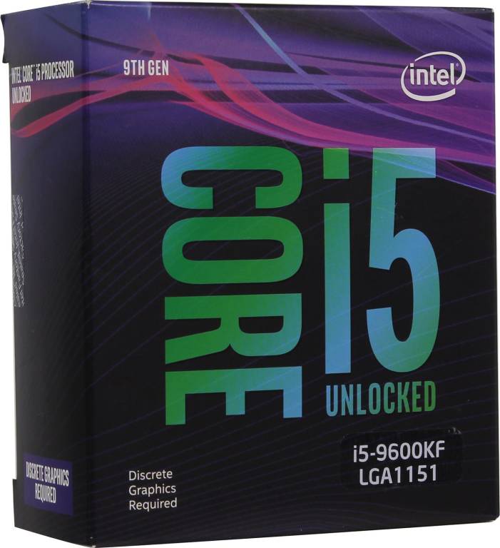   Intel Core i5-9600KF BOX ( ) 3.7 GHz/6core/9Mb/95W/8 GT/s LGA1151