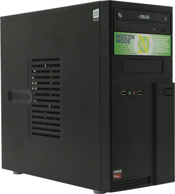   NIX E5000a (E538ALGa): A6 7480/ 4 / 500 / 2  GeForce GT1030/ DVDRW/ Win10 Home
