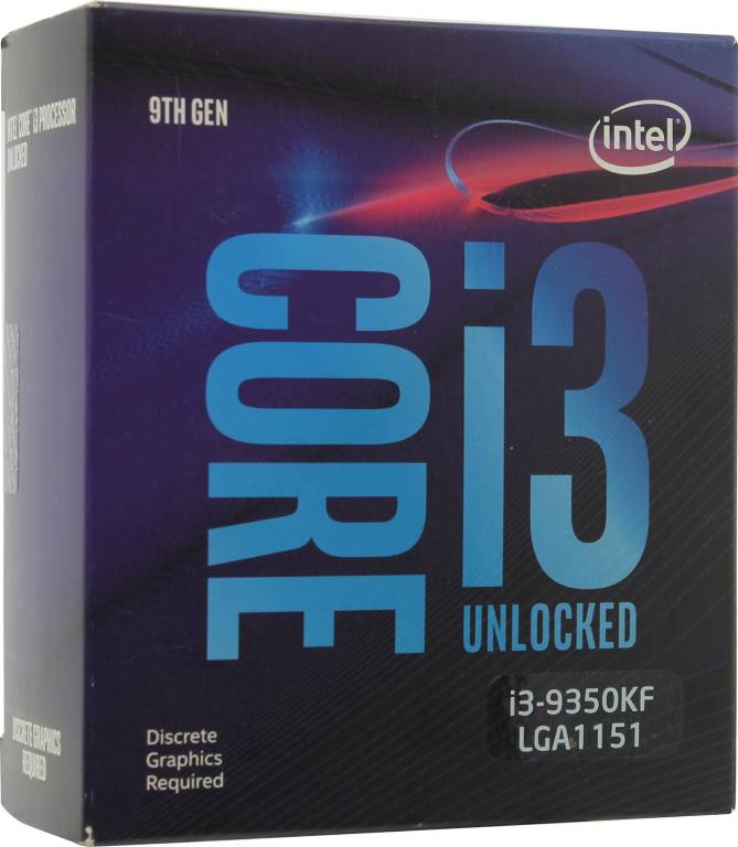   Intel Core i3-9350KF BOX ( ) 4.0 GHz/4core/1+8Mb/91W/8 GT/s LGA1151