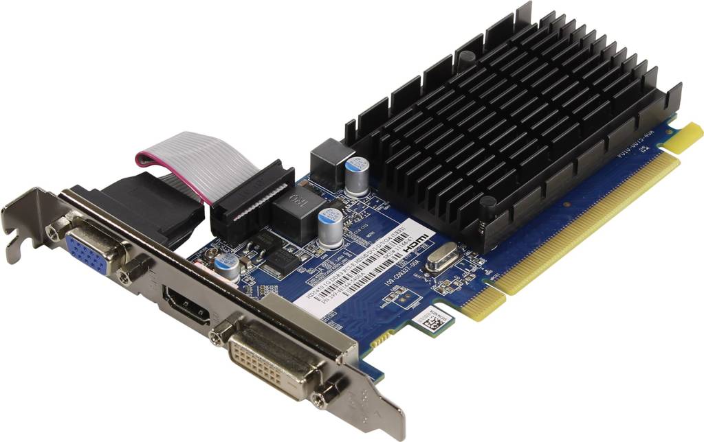   PCI-E 1Gb DDR3 Sapphire [11166-67-20G] RADEON HD5450 (RTL) D-Sub+DVI+HDMI