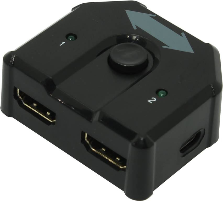   Greenconnect[GL-vTC03T]2-port HDMI2.0 Bi-direction Switch(1in- >2out,2in- >1out)