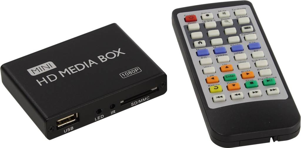   Espada[DMP-006H-0Gb]Mini HD Media Box(Full HD A/V Player,HDMI1.3,RCA,1xUSB2.0,4Gb,CR,