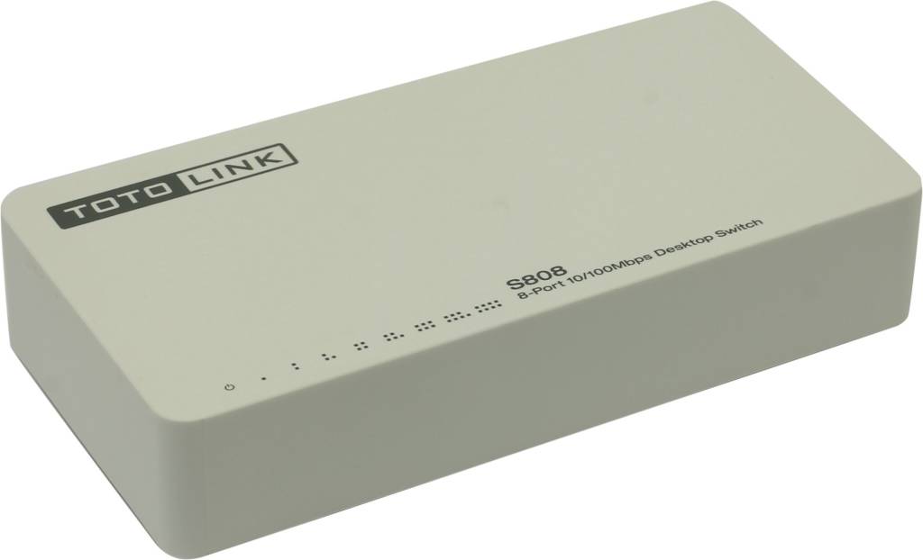   TOTOLINK [S808] Desktop Switch (8UTP 100Mbps)