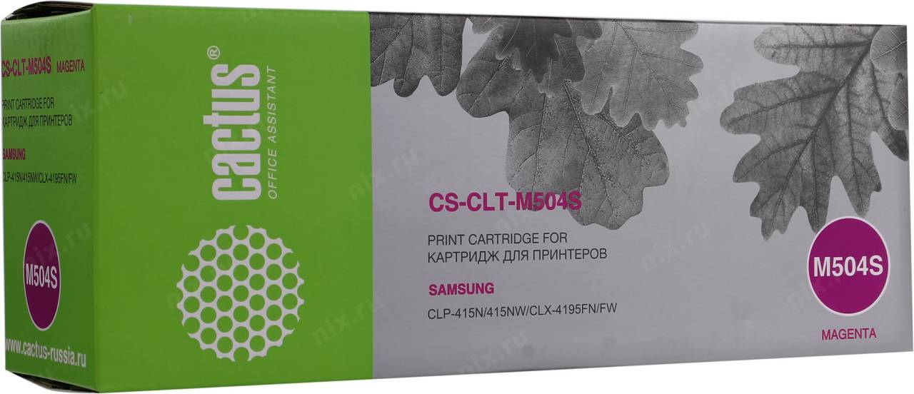  - Samsung CLT-M504S Magenta (Cactus)  CLP-415N/CLX-4195FW/4195FN CS-CLT-M504S (1800