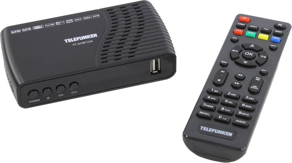   Telefunken[TF-DVBT224](Full HD A/V Player,HDMI,RCA,USB2.0,DVB-T/DVB-T2/DVB-C,)