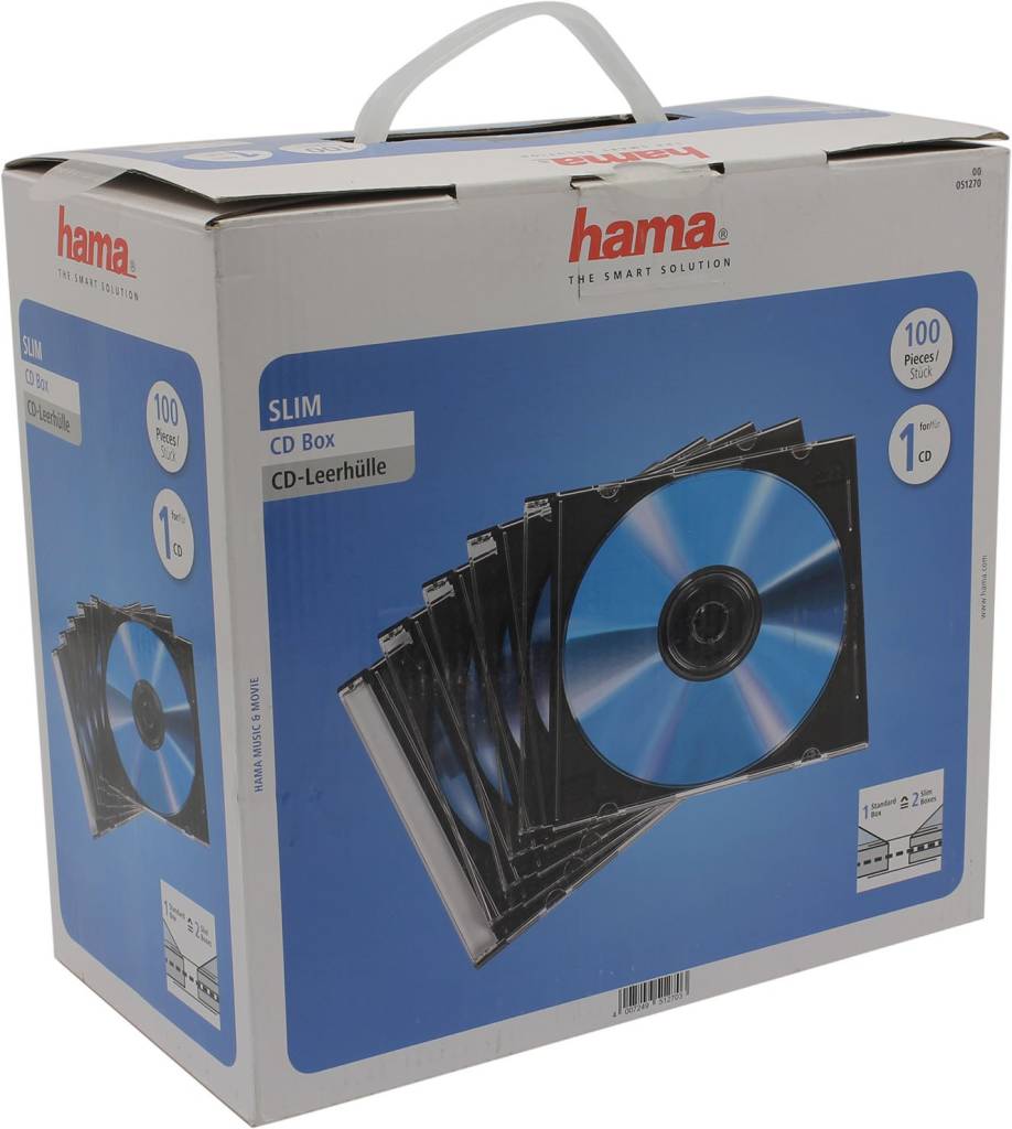  Hama [51270]   CD/DVD  1 , . 100 