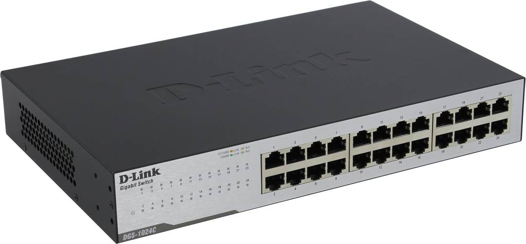   D-Link [DGS-1024C/B1A]  (24UTP 1000Mbps)