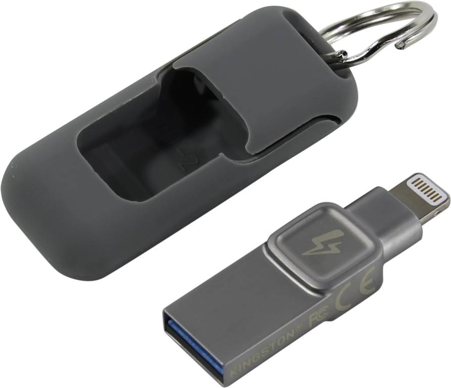   USB3.1/Lightning 64Gb Kingston DataTraveler Bolt Duo [C-USB3L-SR64G-EN]