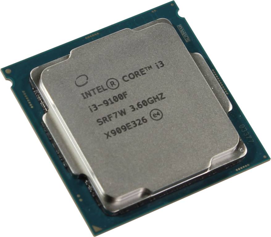   Intel Core i3-9100F 3.6 GHz/4core/1+6Mb/65W/8 GT/s LGA1151
