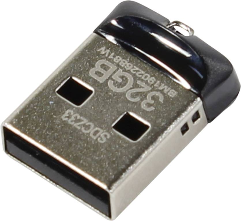   USB2.0 32Gb SanDisk Cruzer Fit [SDCZ33-032G-G35] (RTL)