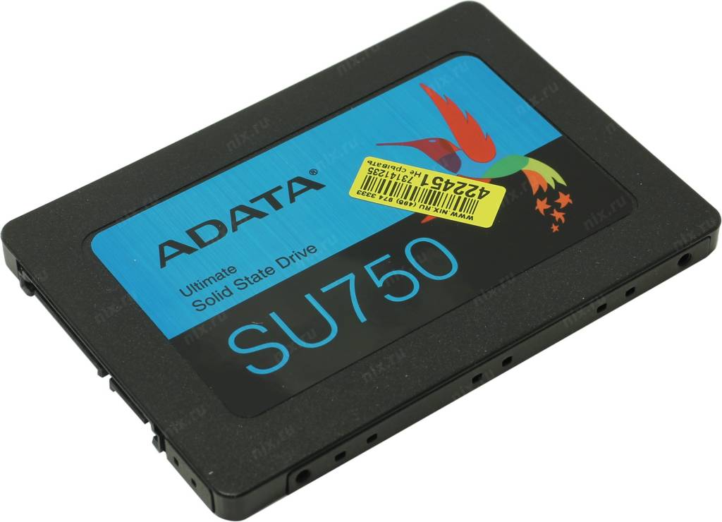   SSD 1 Tb SATA-III ADATA SU750 [ASU750SS-1TT-C] 2.5 3D TLC
