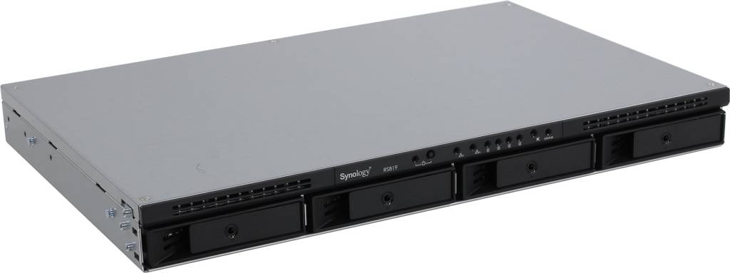     Synology [RS819] (4x3.5/2.5 HotSwap HDD SATA, RAID  0/1/5/5+/6/10/JBOD, 2x