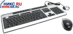   BTC Cordless Keyboard+Mouse 6301URF (-, /,USB+ 3,Roll,USB)