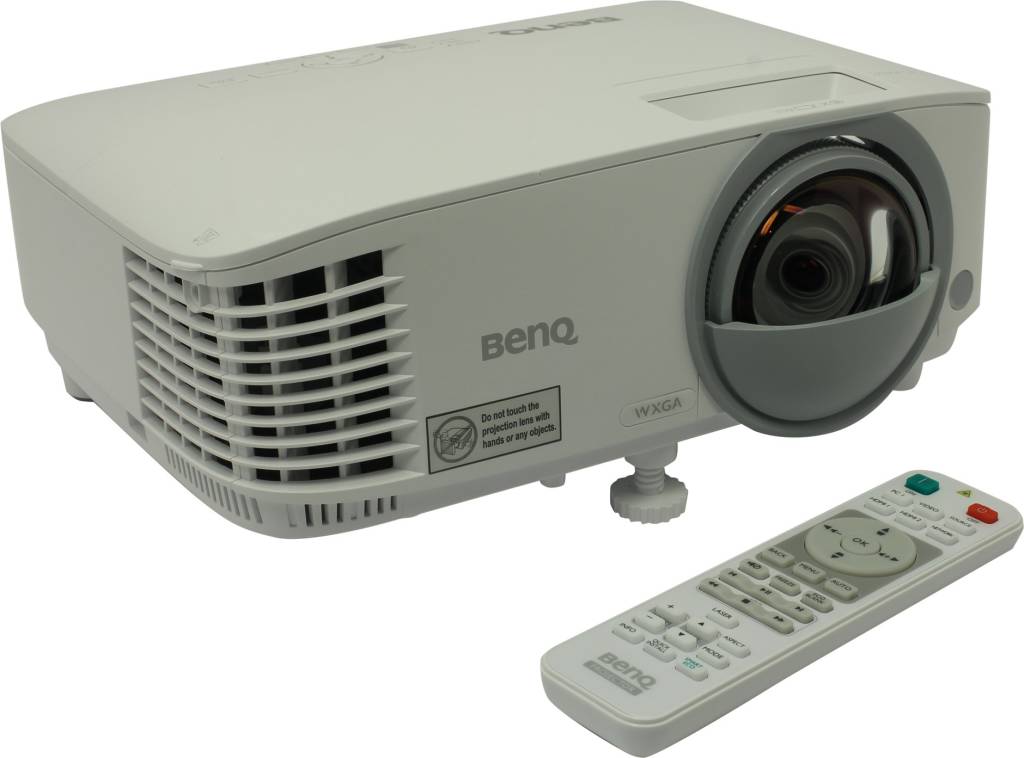   BenQ Projector MW826ST(DLP,3400 ,20000:1,1280x800,D-Sub,HDMI,RCA,S-Video,USB,LAN,