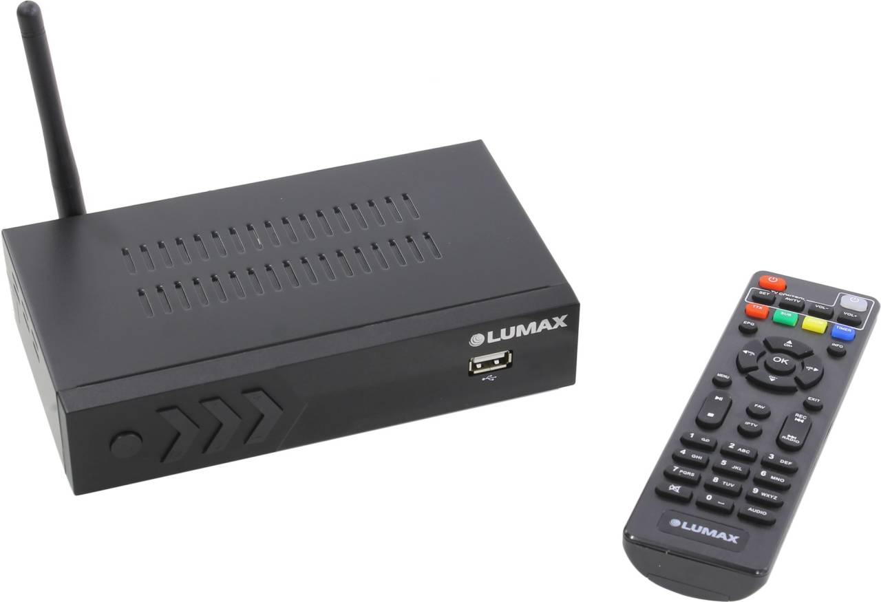купить Проигрыватель LUMAX[DV4205HD](Full HD A/V Player,HDMI,RCA,USB2.0,DVB-T/DVB-T2/DVB-C,WiFi,ПДУ)
