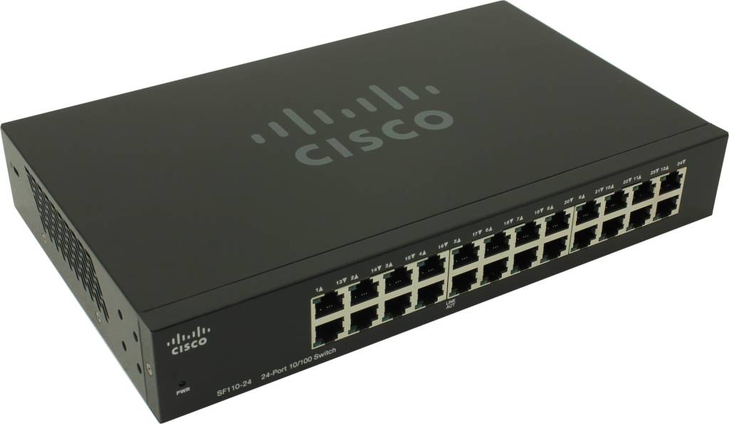   24-. Cisco [SF110-24-EU] Desktop Switch (24UTP 100Mbps)