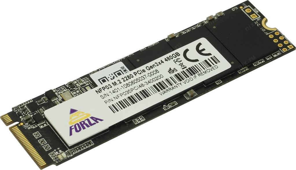   SSD 480 Gb M.2 2280 M Neo Forza [NFP035PCI48-3400200] 3D TLC