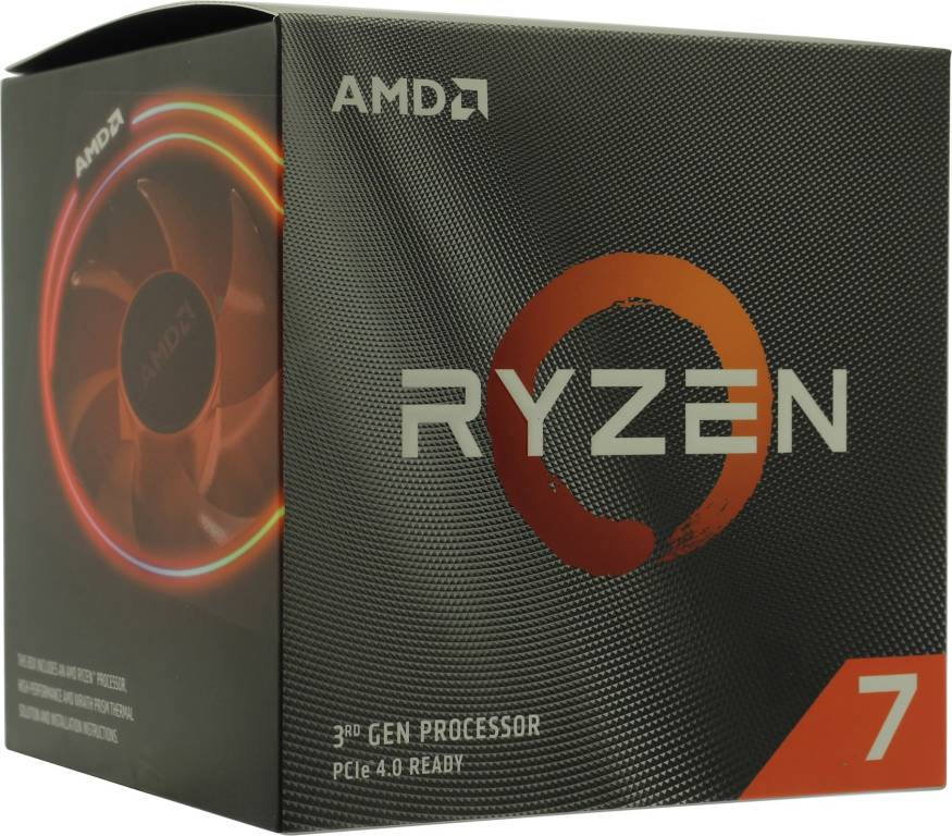   AMD Ryzen 7 3800X BOX (100-000000025) 3.9 GHz/8core/4+32Mb/ Socket AM4