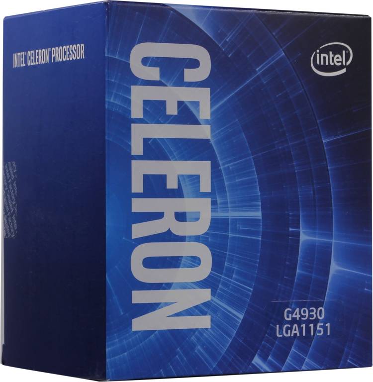   Intel Celeron G4930 BOX 3.2 GHz/2core/SVGA UHD Graphics 610/ 2Mb/54W/8 GT/s LGA1151