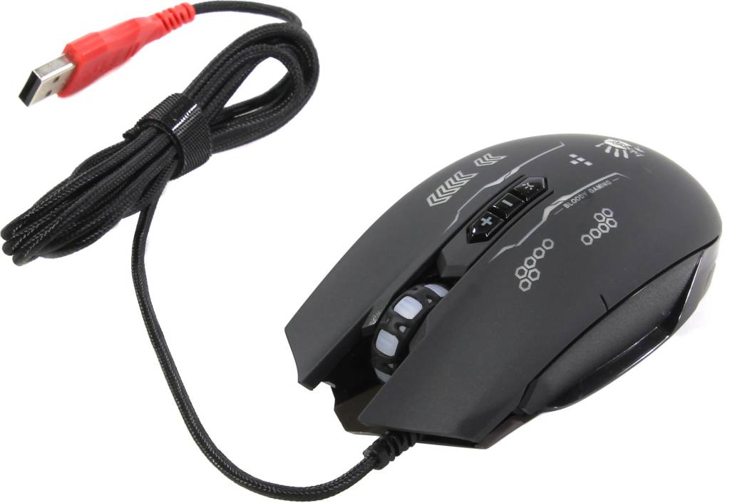   USB Bloody Gaming Mouse [Q80B Black] (RTL) 8.( )