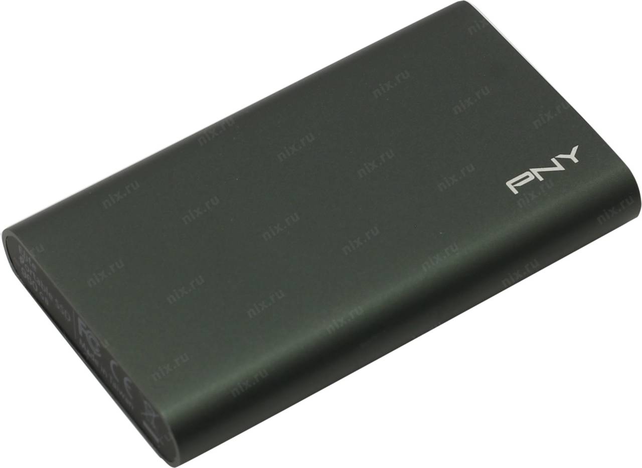   USB3.1 SSD 960 Gb PNY Portable SSD Elite [PSD1CS1050-960-FFS] 3D TLC
