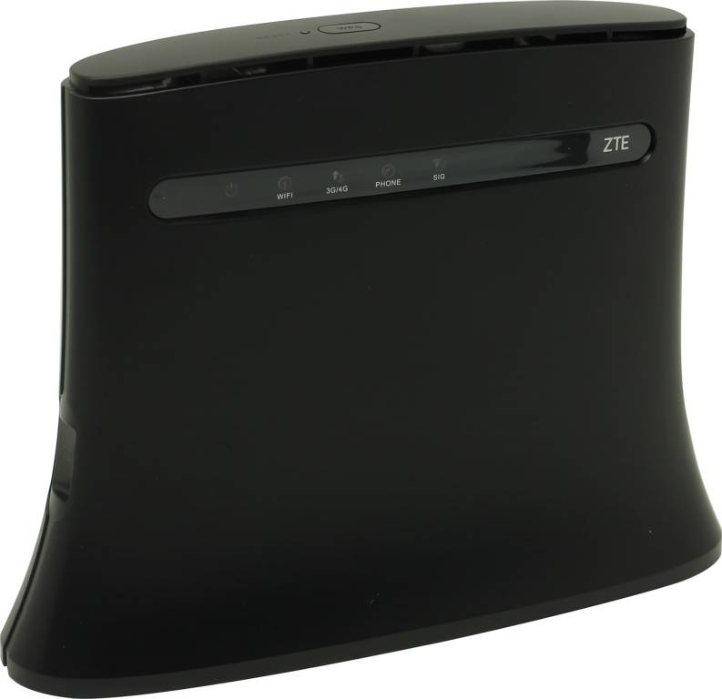   ZTE[MF283 Black]3G/4G WiFi Router(3UTP 100Mbps,1WAN,2xRJ11,USB,802.11b/g/n,  