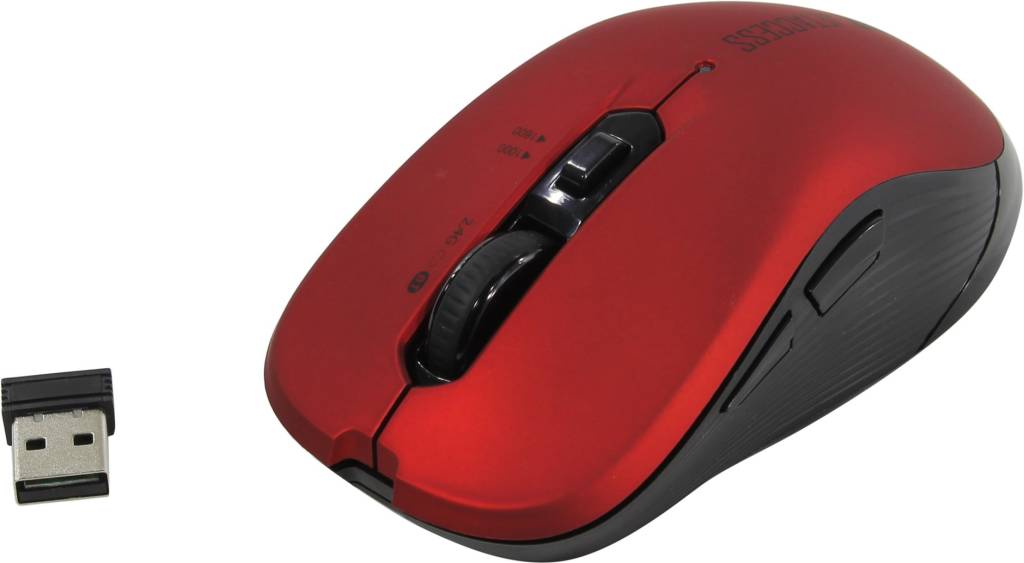   USB Jet.A Comfort Wireless Optical Mouse [OM-B90G Red] (RTL) 6.( ), 