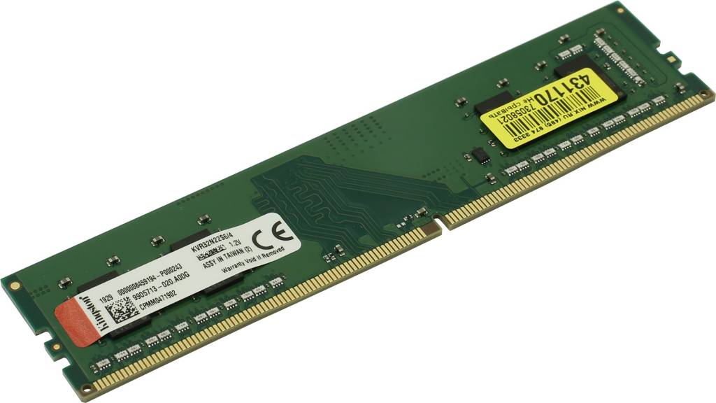    DDR4 DIMM  4Gb PC-25600 Kingston [KVR32N22S6/4] CL22