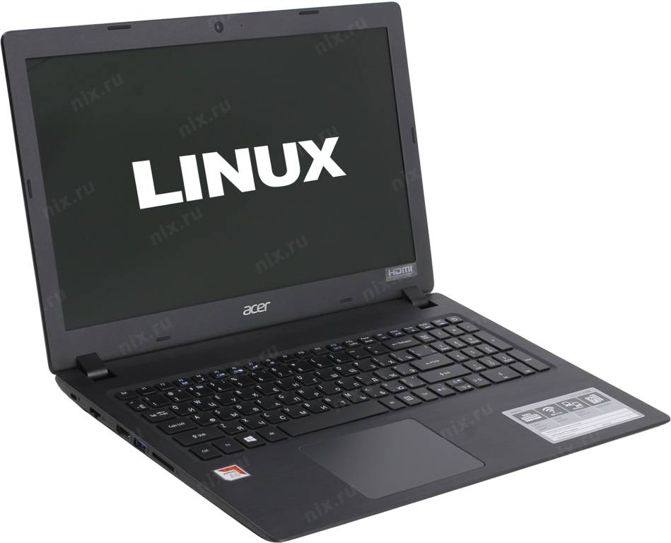   Acer Aspire A315-21-61BW [NX.GNVER.108] A6 9220e/4/128SSD/WiFi/BT/Linux/15.6/1.81 