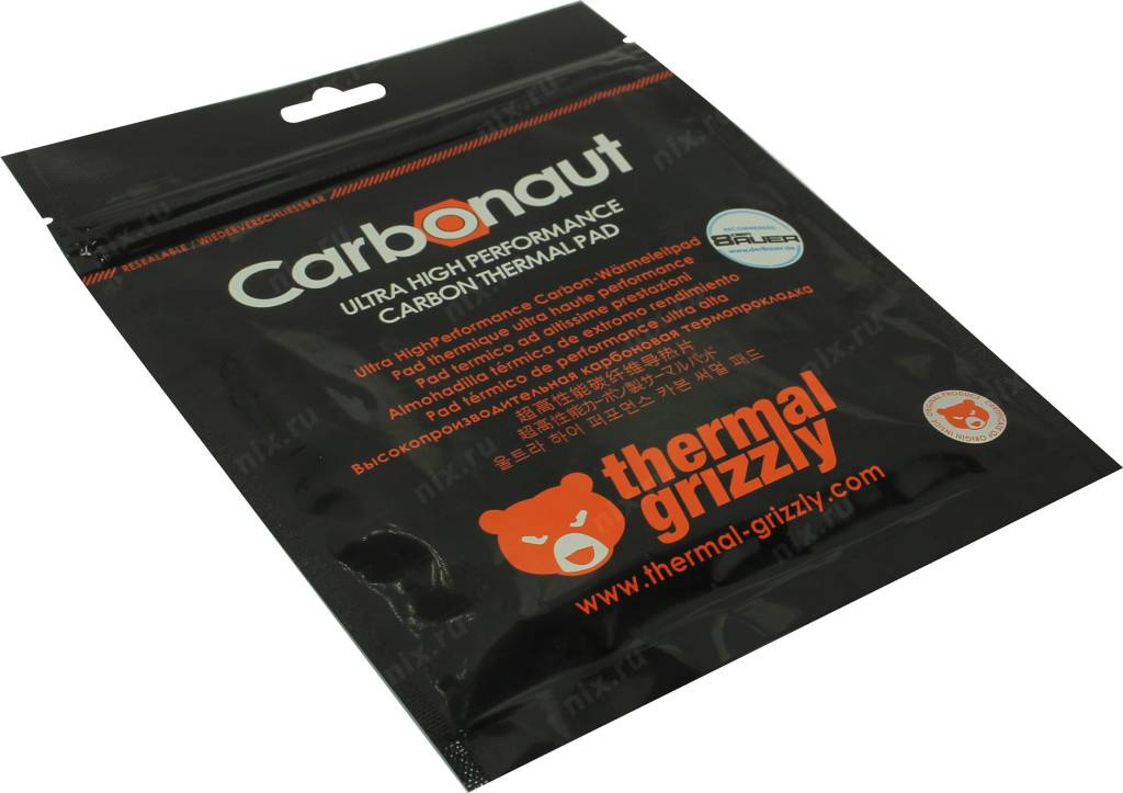   25x25x0.2 Thermal Grizzly Carbonaut [TG-CA-25-25-02-R]