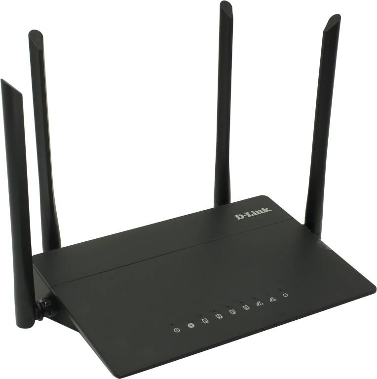   D-Link [DIR-822 /RU/R1A] AC1200 WiFi Router (4UTP 100Mbps,1WAN,802.11n/g/ac)